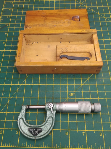 Vis metric micrometer 25mm - metric,
