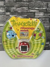 RARE Tamagotchi Connexion Version 3 Bandai 2004-06 Red Pink Never Used Boxed