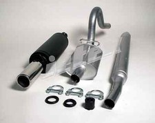 Jetex Performance Aluminised Steel Exhaust Round 80mm Tip for Opel Manta GTE Cou