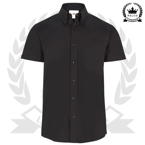 Relco mens oxford cotton shirt - mens,
