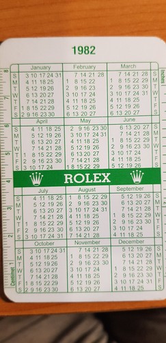 Vintage rolex calendar - vintage,
