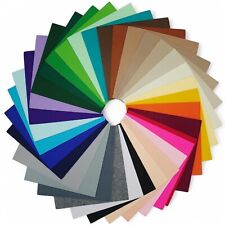 Self Adhesive Polyester Felt SQUARES Approx 1.2mm Plain Colour 22cm /9" Stick On