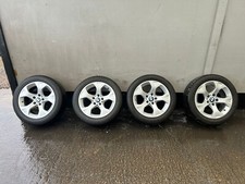 17'' GENUINE BMW X1 317 ALLOY WHEELS TYRES ALLOYS 225/50/17. Excellent Condition