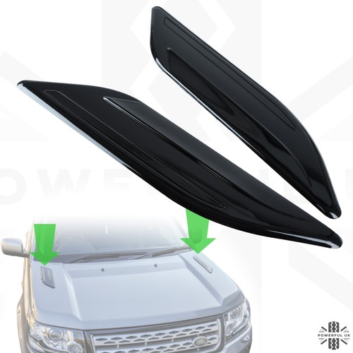 Bonnet dummy intake vents - , in