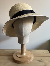 Herbert Johnson Vintage Genuine Panama Hat. Unworn With Label. Size 7