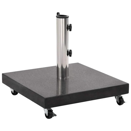Parasol base granite - granite, wheels
