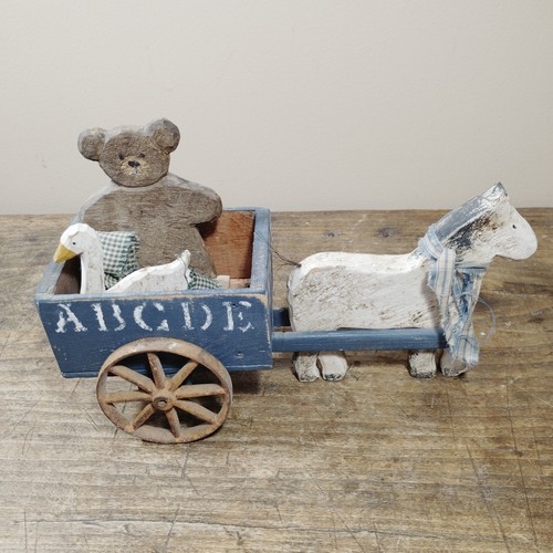 Vintage small wagon - vintage, horse