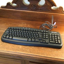 Microsoft Basic 1.0A PS/2 Keyboard (QWERTY UK, PC, Tilt Adjustment, X800469-108)