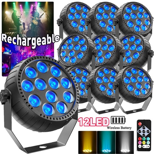 10pc rechargeable par lights - par,