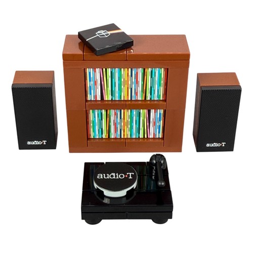 Vinyl turntable shelf - &,