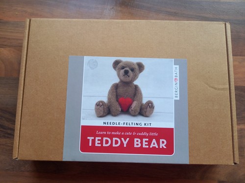 Needle felting kit teddy - needle,