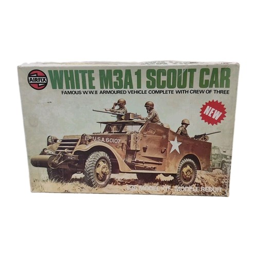 Airfix white m3a1 - white, scout