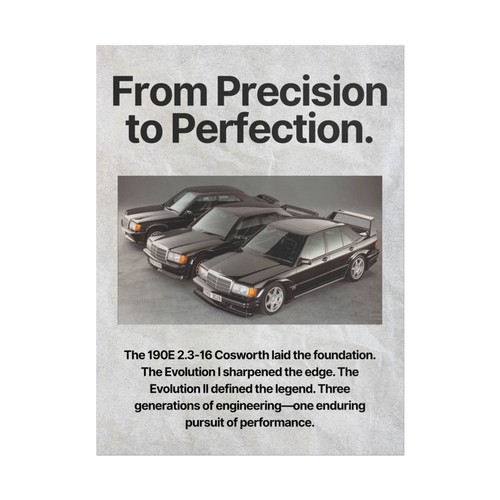 Vintage car poster - vintage, mercedes