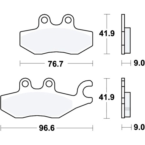 Trw brake pad standard with - trw,