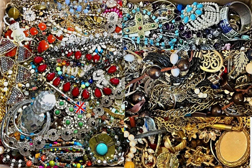 20lb vintage jewelry lot - 20lb,