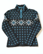 Neve 100% Wool Half Zip Nordic