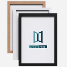 Picture Photo Frame Large Maxi Poster Frames Black White Oak Colour Wood Effect
