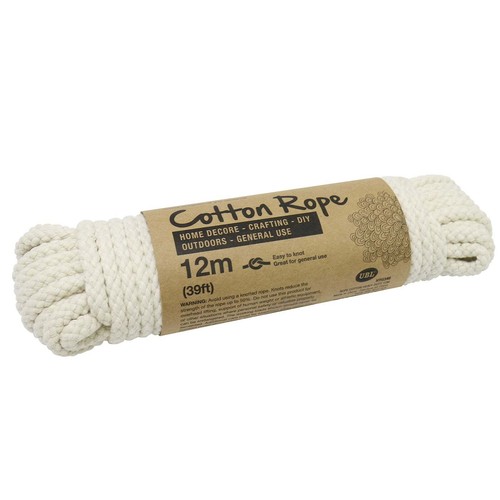 Heavy duty cotton rope - cotton, 12m