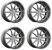 XXR 527D DISH 20" x 9J ET20 5x114.3 SILVER POLISH LIP RIMS ALLOY WHEELS Z3390