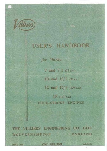 Villiers engine 1 - engine, mk