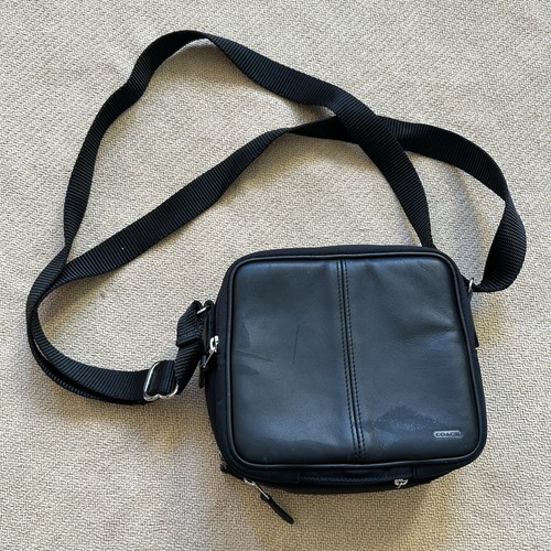 Coach black leather sling - coach,