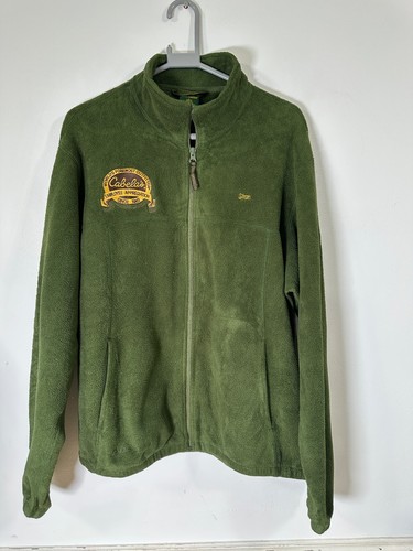 Cabela mens green - green, fleece