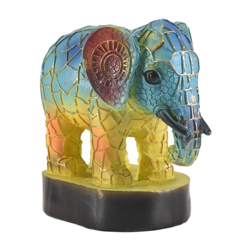 Animal table lamp dyed resin - table,