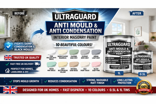 Damp proof anti mould paint - proof,
