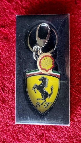 Ferrari keyring enamel - ferrari,