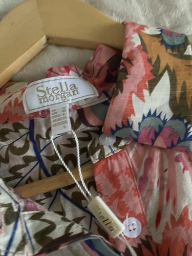 Stella morgan floral dip - floral, hem