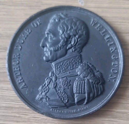 Antique medal medallion death - antique, medal/medallion