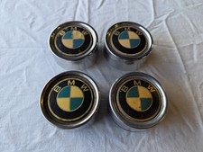 BMW E30 320i 323 325i Bottle top Wheel Centre Hub Caps, Stainless steel / Chrome