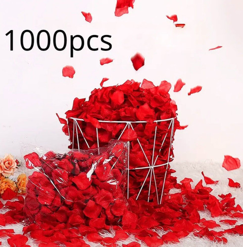 Silk rose petals fake flowers - rose,
