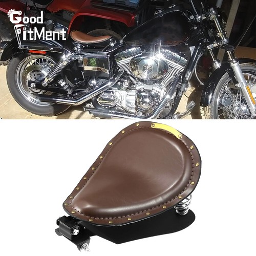Motorcycle leather solo seat - motorcycle,