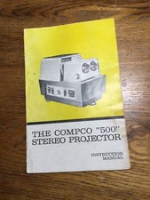 Compco Stereo Projector Instruction Manual 