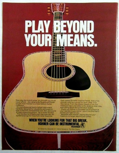 1979 hohner jacaranda rosewood - hohner,