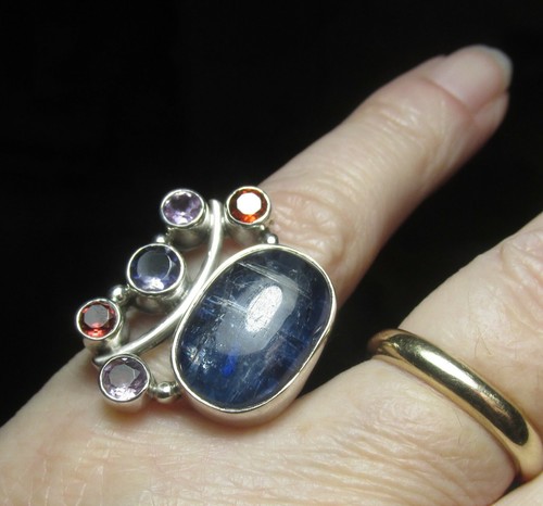 925 silver blue kyanite cut - 925,