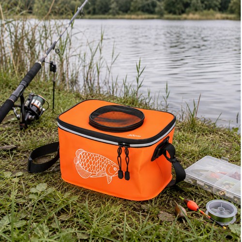 Portable live fish container - portable,