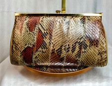 A stunning vintage python skin