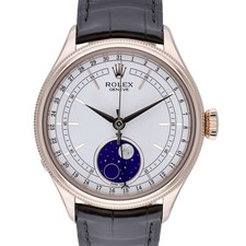 Rolex Cellini 50535 with 39mm 18ct Rose Gold case and White dial. Excellent c...