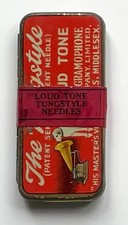 The Tungstyle: Loud Tone Gramophone Needles – Full /Unopened Tin – Pre 1930s