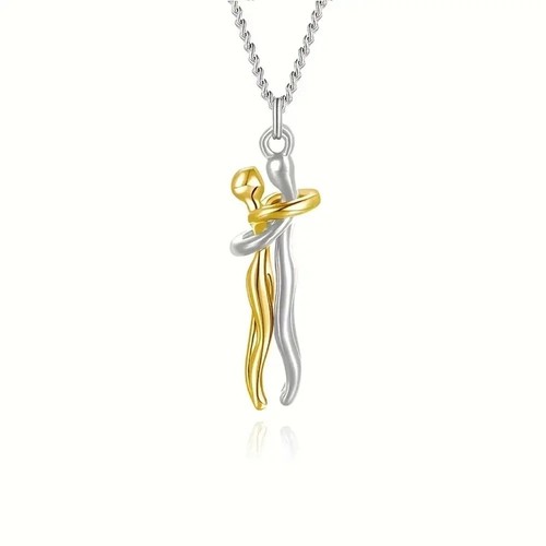 925 sterling silver - hug, couple