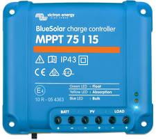 Victron Energy Bluesolar 15A MPPT 75/15 Solar Charge Controller SCC010015050R