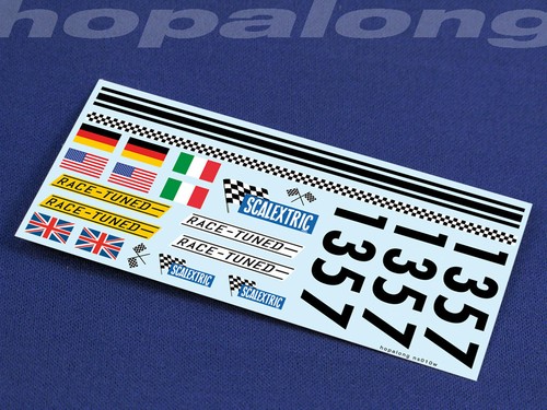Scalextric slot car scale - scalextric/slot, 1/32