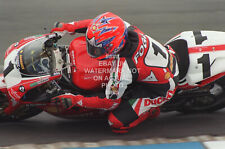 CARL FOGARTY 1999 PHOTO PRINT MOTOR CYCLE GRAND PRIX RACER SUPER BIKE DUCATI