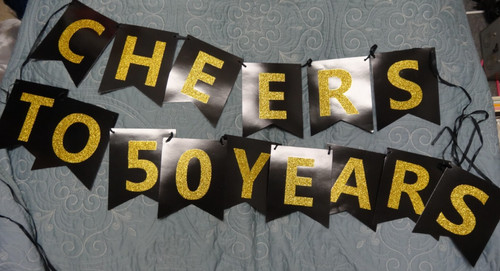 50th birthday decoration - 50th,