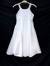 NEW GIRLS WHITE COMMUNION OCCASIONS DRESS AGE 10-11 YEARS BY COUCHE TOT