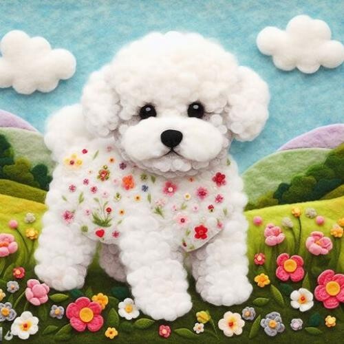 Luxury bichon frise birthday - luxury,