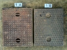 Reclaimed Cast Iron Manhole Drain Cover Inspection Cover Old Cast Iron Grids