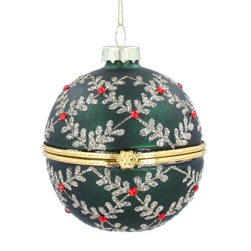 Opening christmas bauble - christmas,